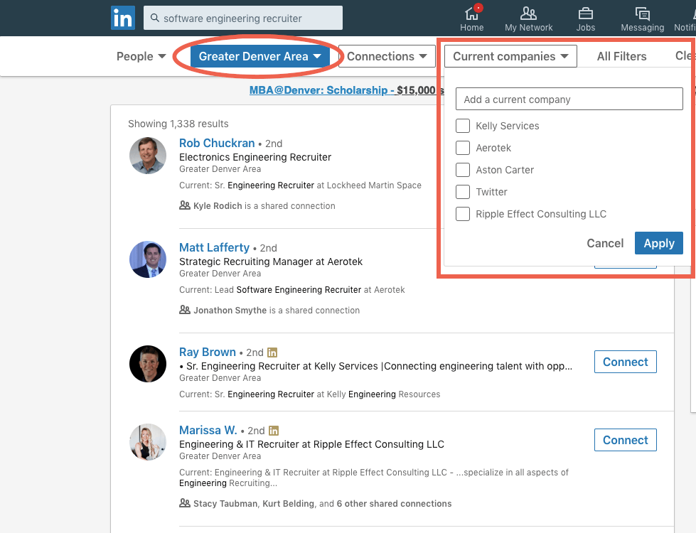 This is the best way to find and contact recruiters on linkedin
