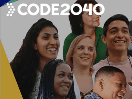 A promotional photo from the organization Code2040.