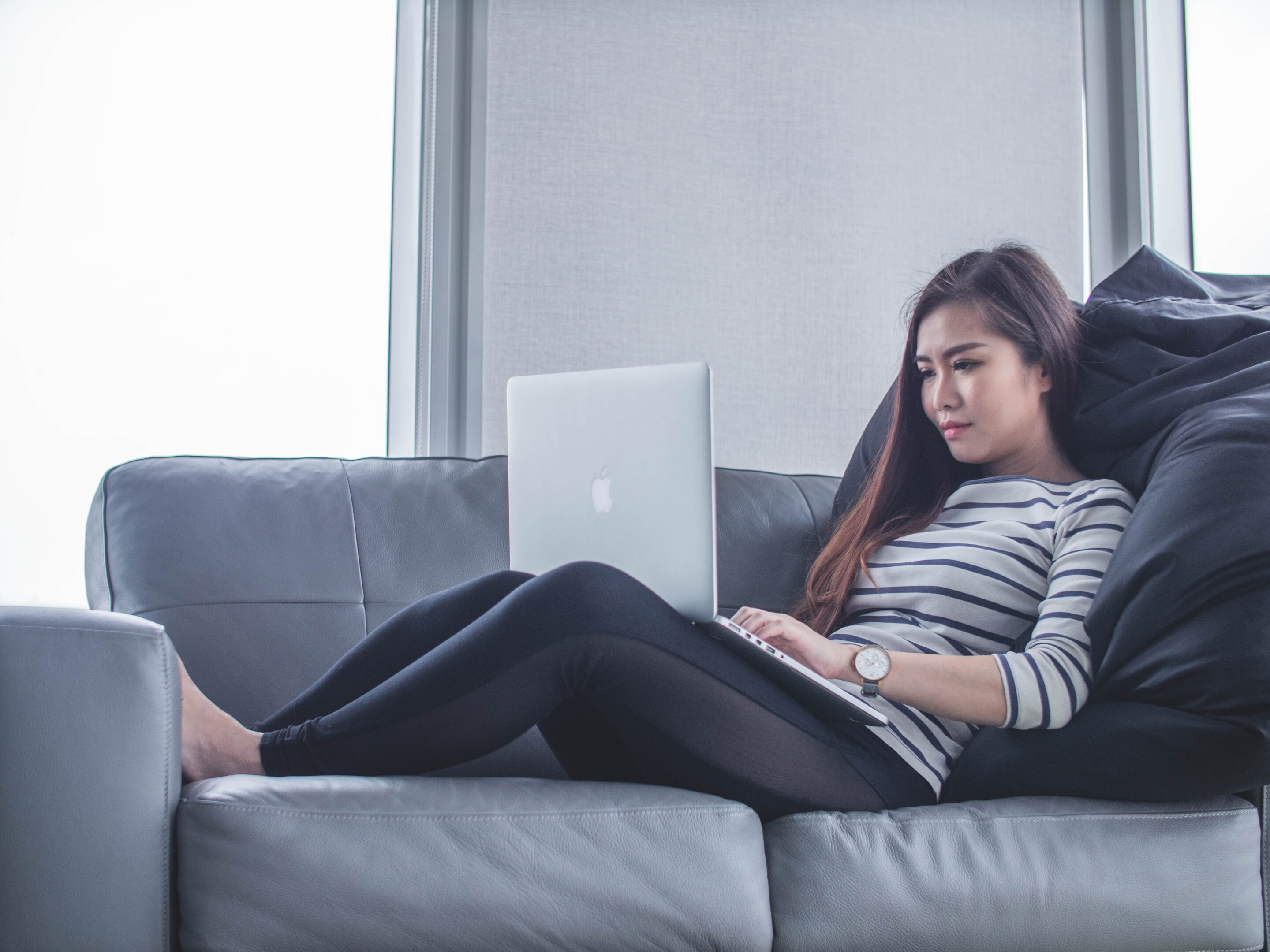 woman at computer