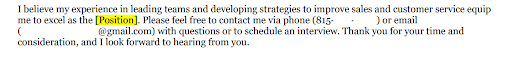example of closing language asking for interview in a cover letter