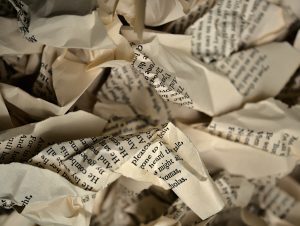 Crumpled paper. Photo by Michael Dziedzic on Unsplash