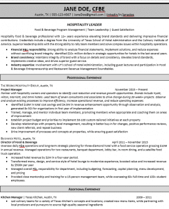 narrow resume margins