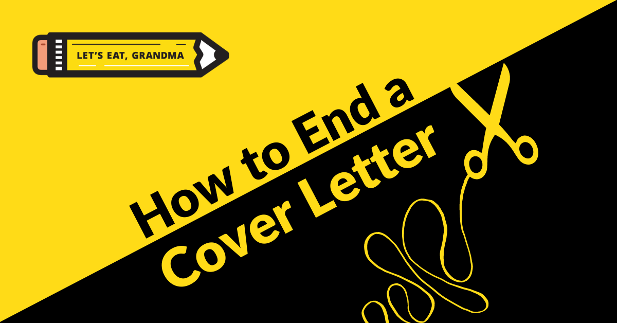 how to end a cover letter