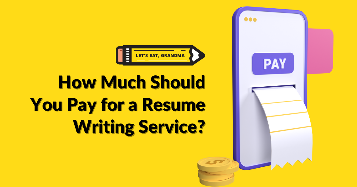Resume writing service cost breakdown